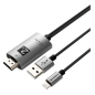 Adaptateur 8-Pin vers HDMI Mâle 2M+USB-A 1M XSSIVE - XSS-HD04 — Accessoire · Smarty Paris 18e